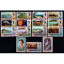 Jersey. Dagligserie. Komplet sæt. Postfrisk.